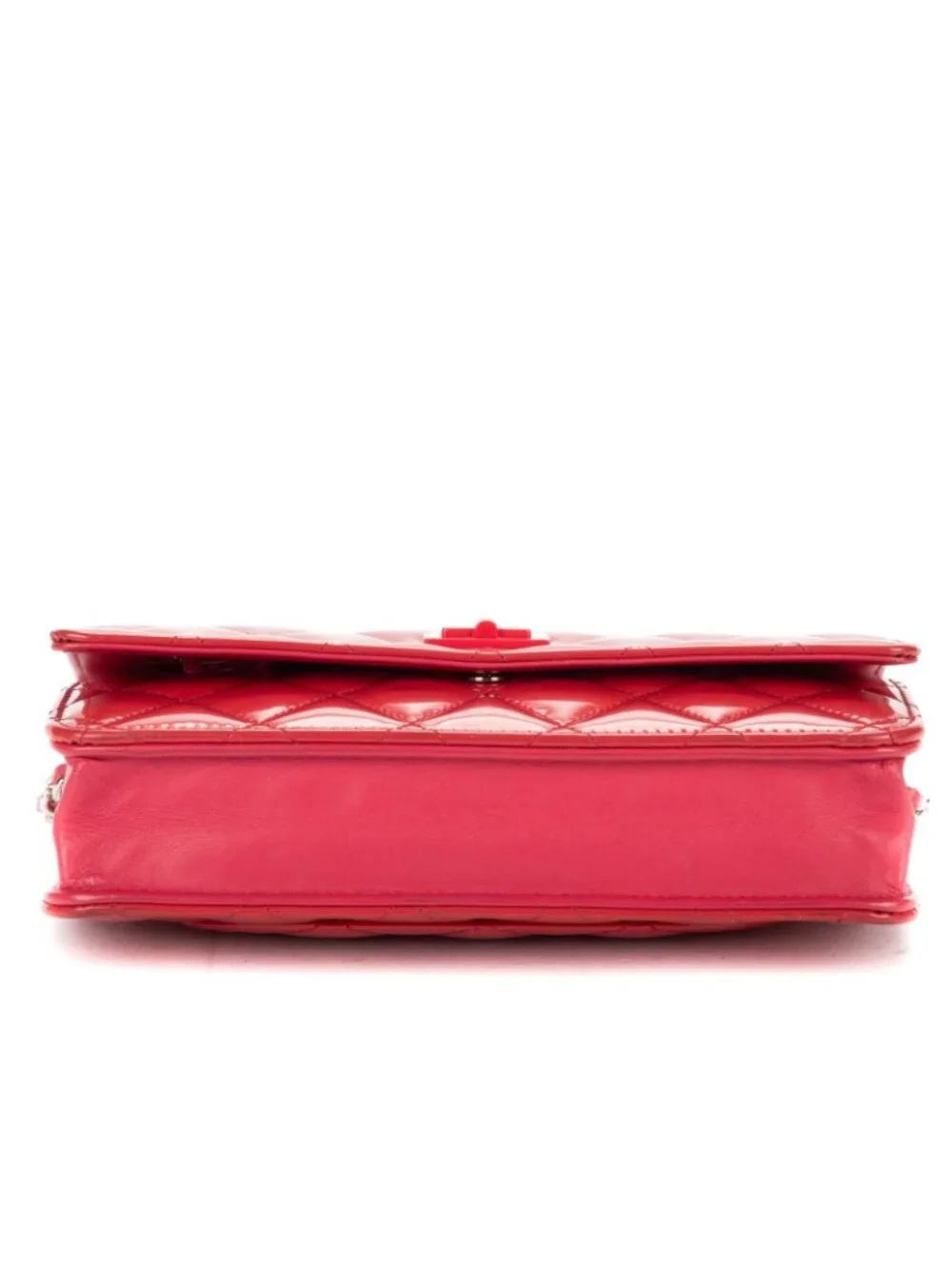 Chanel WOC 2.55 Reissue Flap Bag Pink Quilted Patent Leather
